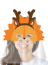 Lion Antlers Mask